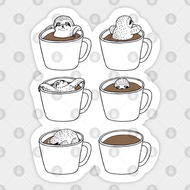 More Coffee Sticker by huebucket